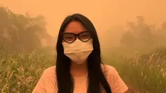 Kondisi Palangka Raya Hari Ini: Langit Menguning, Kabut Asap Makin Tebal