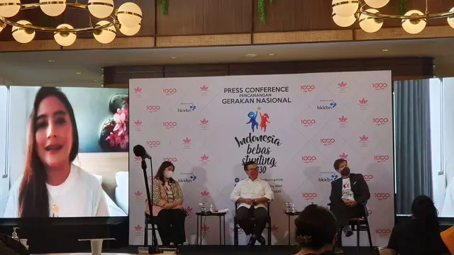 Prilly Latuconsina didapuk sebagai pembicara dalam Webinar Indonesia Bebas Stunting 2030 yang digelar pada 8 April 2021 (ist)