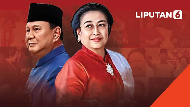 Banner Infografis Ketika Prabowo Bersua Megawati.
