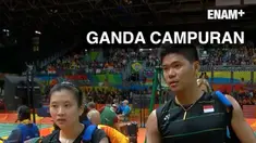 Pasangan ganda campuran P. Jordan/ D. Susanto akhirnya berhasil menaklukan perlawanan pasangan Lee Chun Hei/Chau Hoi Wah