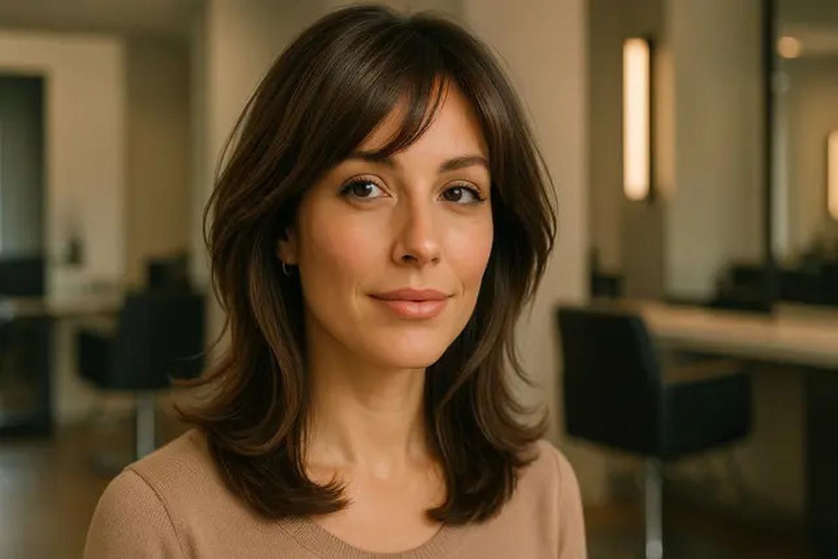 9 Model Rambut Layer untuk Ibu-Ibu Usia 30--40 Tahun agar Wajah Terlihat Tirus, Tampil Fresh di 2025