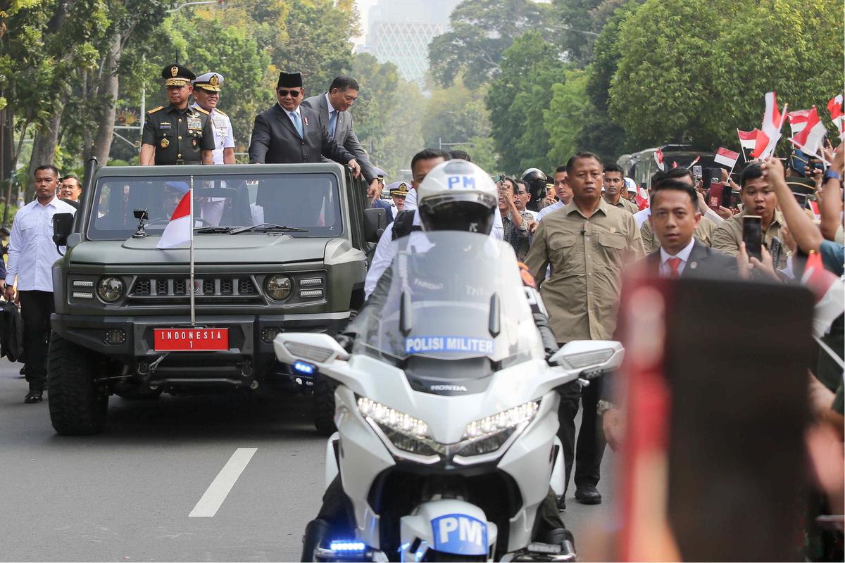Prabowo hadiri sertijab Menhan
