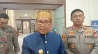 Wali Kota Makassar Danny Pomanto temui Kapolrestabes Makassar (Liputan6.com/Fauzan)