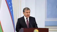 Presiden Uzbekistan Shavkat Mirziyoyev. Dok: Kedubes Uzbekistan