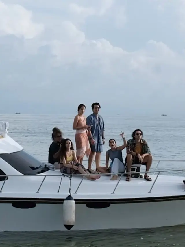 Suasana di lokasi syuting film Pulau Hantu 2024. (Foto: Dok. Instagram @mvppictures_id)