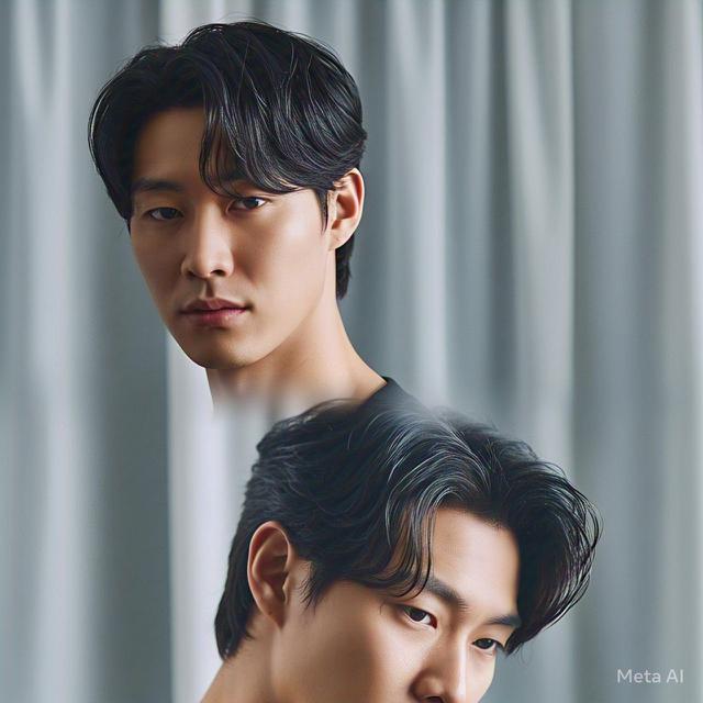 Middle Part (Curtain Hair) Model Rambut Pria Korea Terbaru 2025