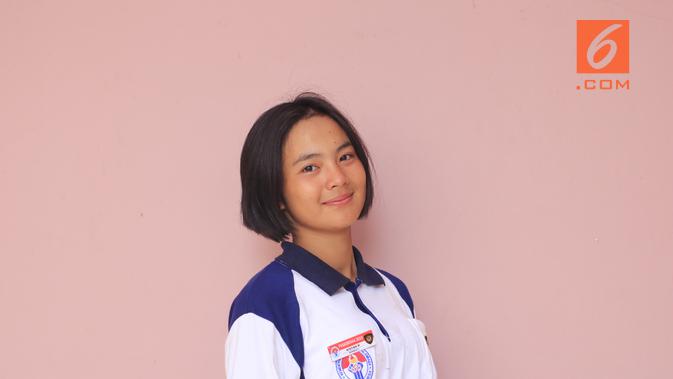 Aisyah Rahmawati, Paskibraka Nasional 2019 putri perwakilan Bengkulu kelahiran Rena Panjang, 2 April 2003 (Liputan6.com/Aditya Eka Prawira)