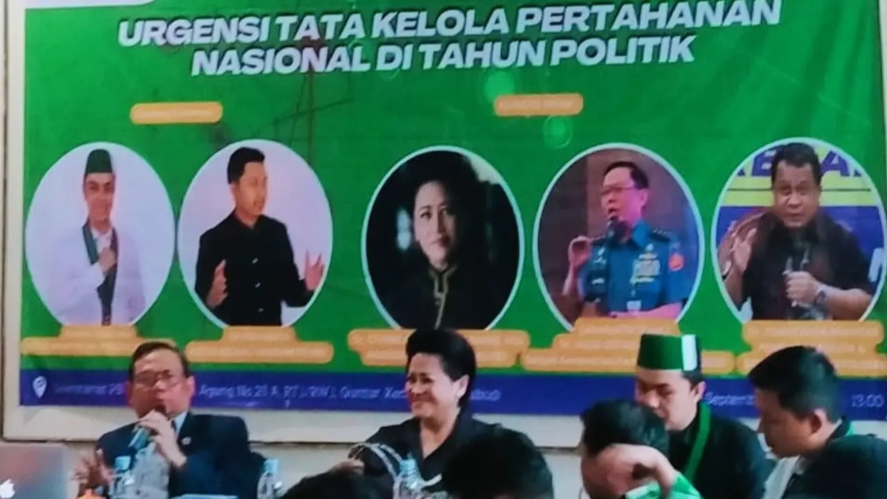 Diskusi 'Dialog Hankam: Urgensi Tata Kelola Pertahanan Nasional di Tahun Politik' yang digelar oleh PB HMI. (Istimewa)