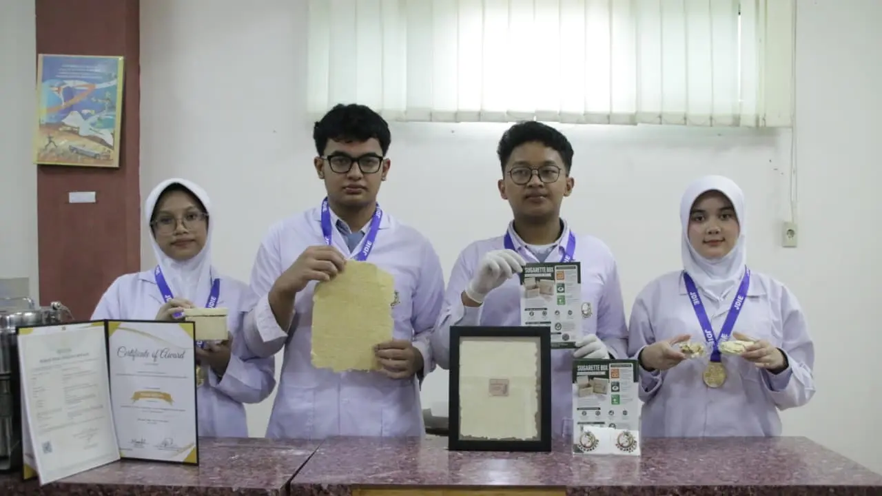 Pelajar di Medan raih medali emas kompetisi bertema ramah lingkuangan di Jepang