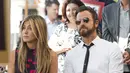 Justin Theroux maasih menyimpan dua buah mobilnya di rumah Jennifer Aniston meski keduanya sudah tak lagi bersama. (VALERIE MACON  AFP)