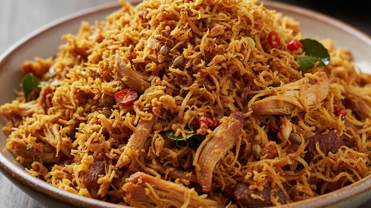 Serundeng atau Lauk Kering Berbumbu
