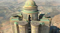 Seperti apa penampakan hotel terbesar di dunia dengan 10 ribu kamar yang berada di Mekkah? (Foto:  travelandleisure.com)