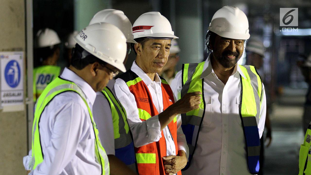Jokowi Tinjau MRT