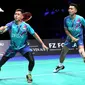 Ganda putra Indonesia Fajar Alfian/Muhammad Rian Ardianto akan menghadapi rekan senegaranya Kevin Sanjaya Sukamuljo/Marcus Fernaldi Gideon pada laga final Denmark Open 2022 di&nbsp; Arena Fyn, Odense, Denmark, Minggu, 23 Oktober. (foto: PBSI)