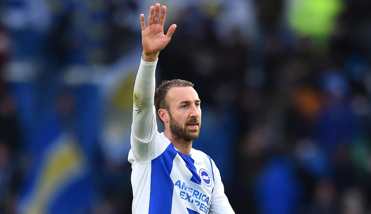 6. Glenn Murray (Brighton) - 8 Gol. (AFP/Glyn Kirk)