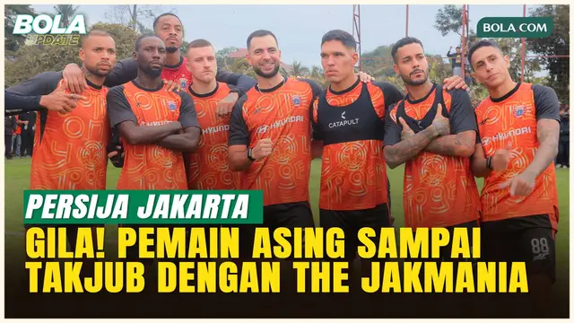 Gokil! Pemain Asing Persija Jakarta Sampai Takjub Disambut The Jakmania saat Latihan
