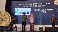 PT Kalbe Farma Tbk (Kalbe) meraih penghargaan Best Social Contribution on Halal Ecosystem LPPOM MUI Halal Award 2023. LPPOM MUI Halal Award menjadi ajang apresiasi bagi perusahaan bersertifikat halal untuk dapat bersaing di pasar nasional maupun internasional.