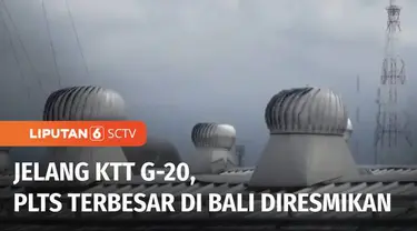 Berbagai persiapan terus dilakukan jelang pelaksanaan KTT G-20 di Bali pada November mendatang. Salah satunya dengan menyiapkan energi bersih, rendah karbon lewat pengoperasian PLTS di Mambal Bali.