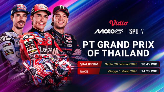 Jadwal Moto Gp seri ke-1 Eksklusif hanya di Vidio
