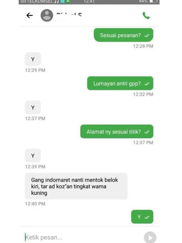 7 Chat Kocak Driver Ojol Tanya ke Penumpang, Jawabannya Malah Bikin Ngakak
