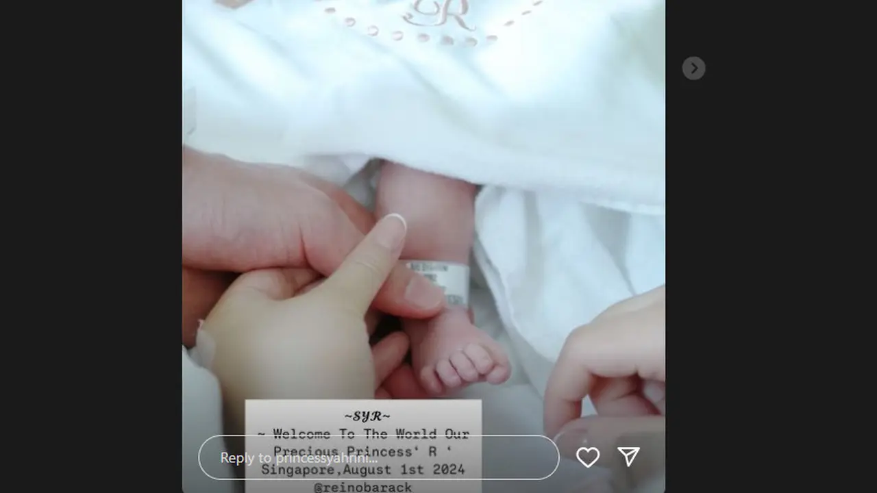 Syahrini Akhirnya Spill Foto Bayi Princess R, Anaknya yang Baru ...