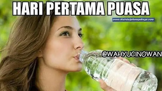 7 Meme Nyeleneh Awal Puasa yang Kerap Dialami Banyak Orang