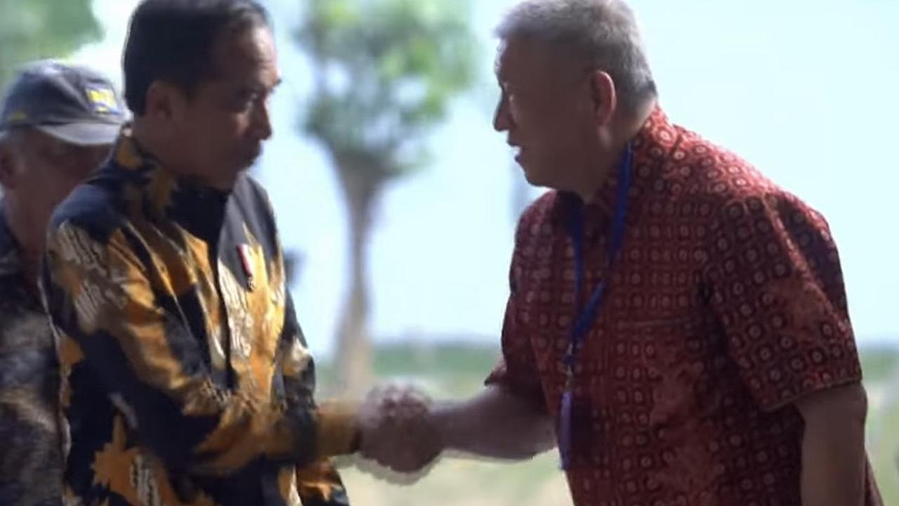 Jokowi di Peresmian Hotel Nusantara IKN