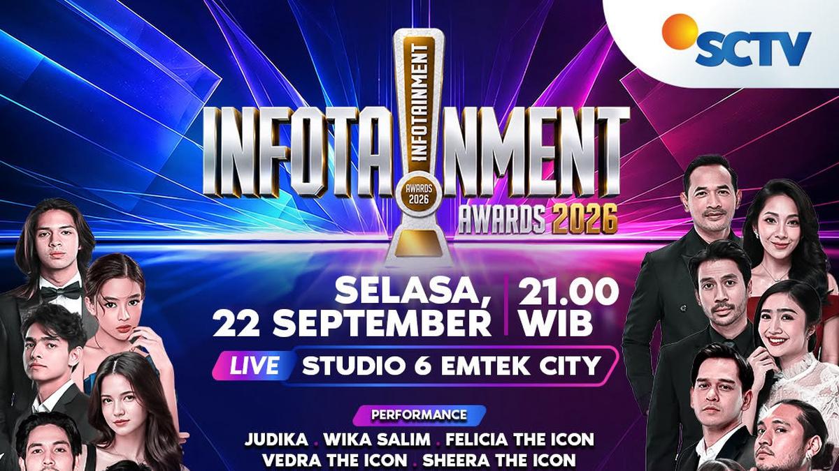 Kemegahan Malam Puncak Infotainment Awards 2026 Dihelat SCTV, Selasa 22 September 2026