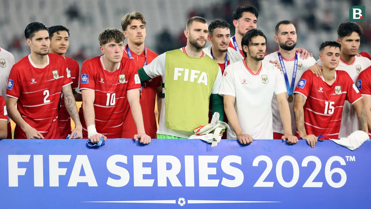 Foto: Ragam Raut Kecewa Para Penggawa Timnas Indonesia setelah Menjadi Runner Up di FIFA Series 2026