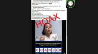 Cek Fakta Liputan6.com mendapati klaim video Soimah membagikan dana bantuan Rp 100 juta dengan menebak kata. (Foto: tangkapan layar Facebook)