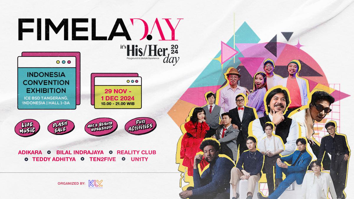 Fimela Day 2024: Tiga Hari Penuh Kreativitas dan Hiburan di ICE BSD!