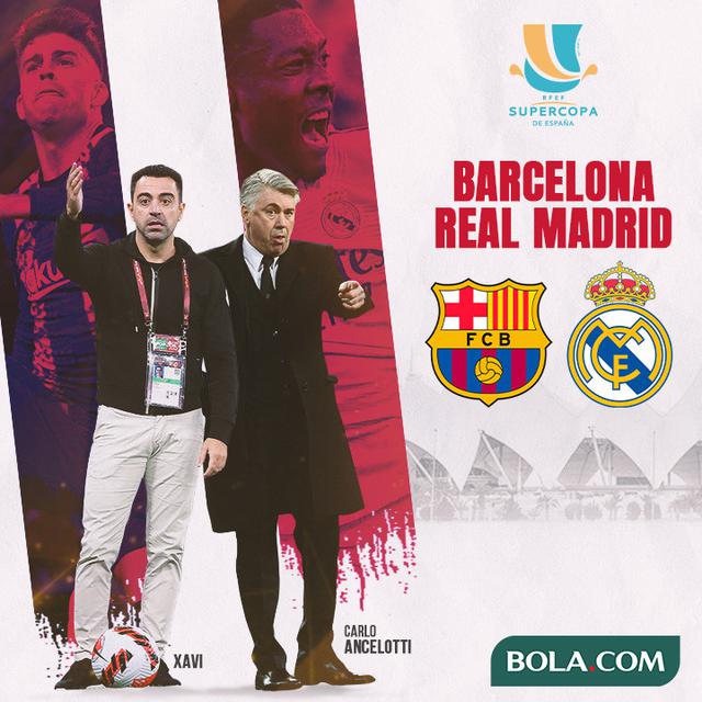 Piala Super Spanyol - Barcelona Vs Real Madrid