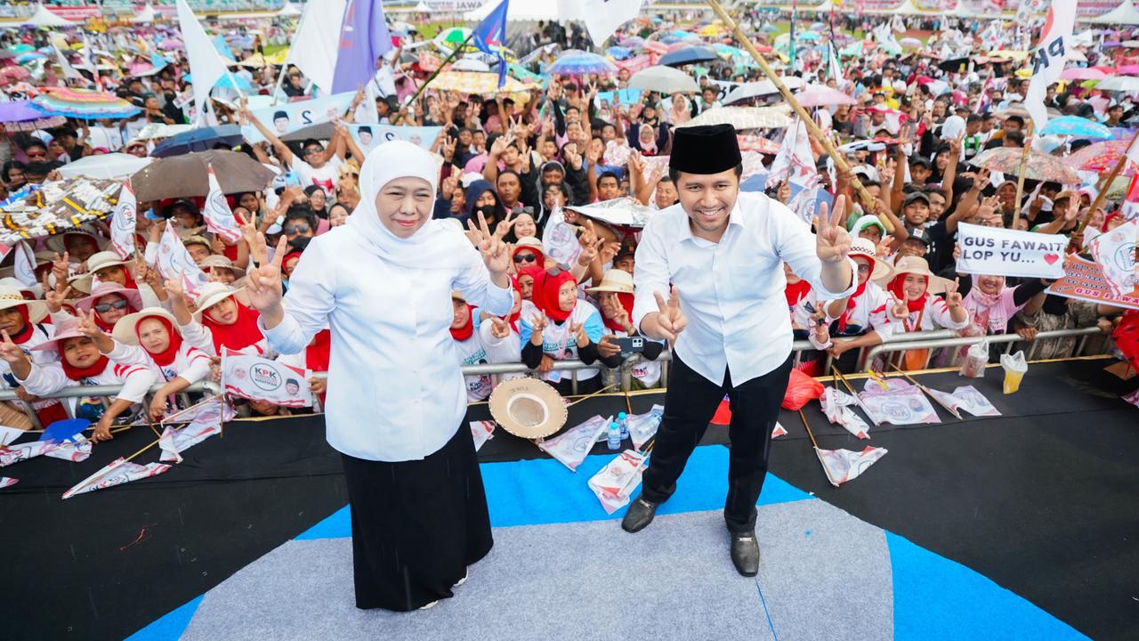 Survei LSI Denny JA Ungkap Elektabilitas Khofifah Tidak Terkejar Tembus 67 Persen