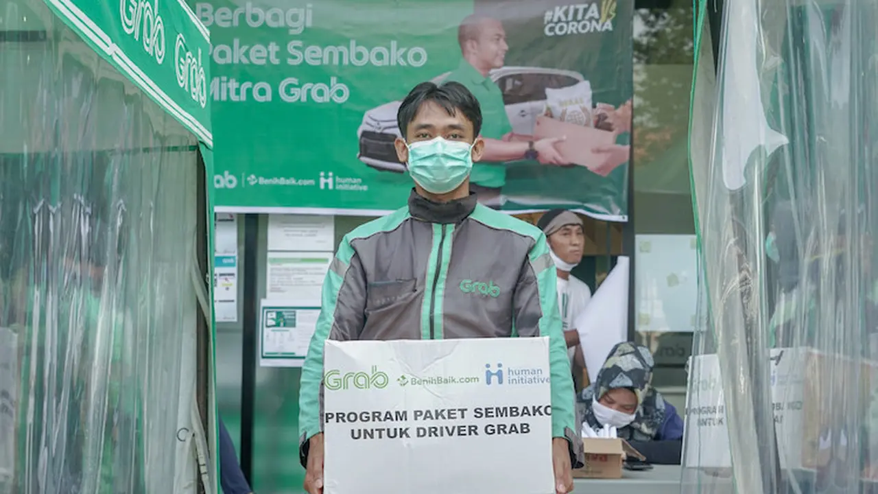 Grab Ajak Perusahaan Indonesia untuk Gotong Royong Bantu Mitra Pengemudi Selama Pandemi