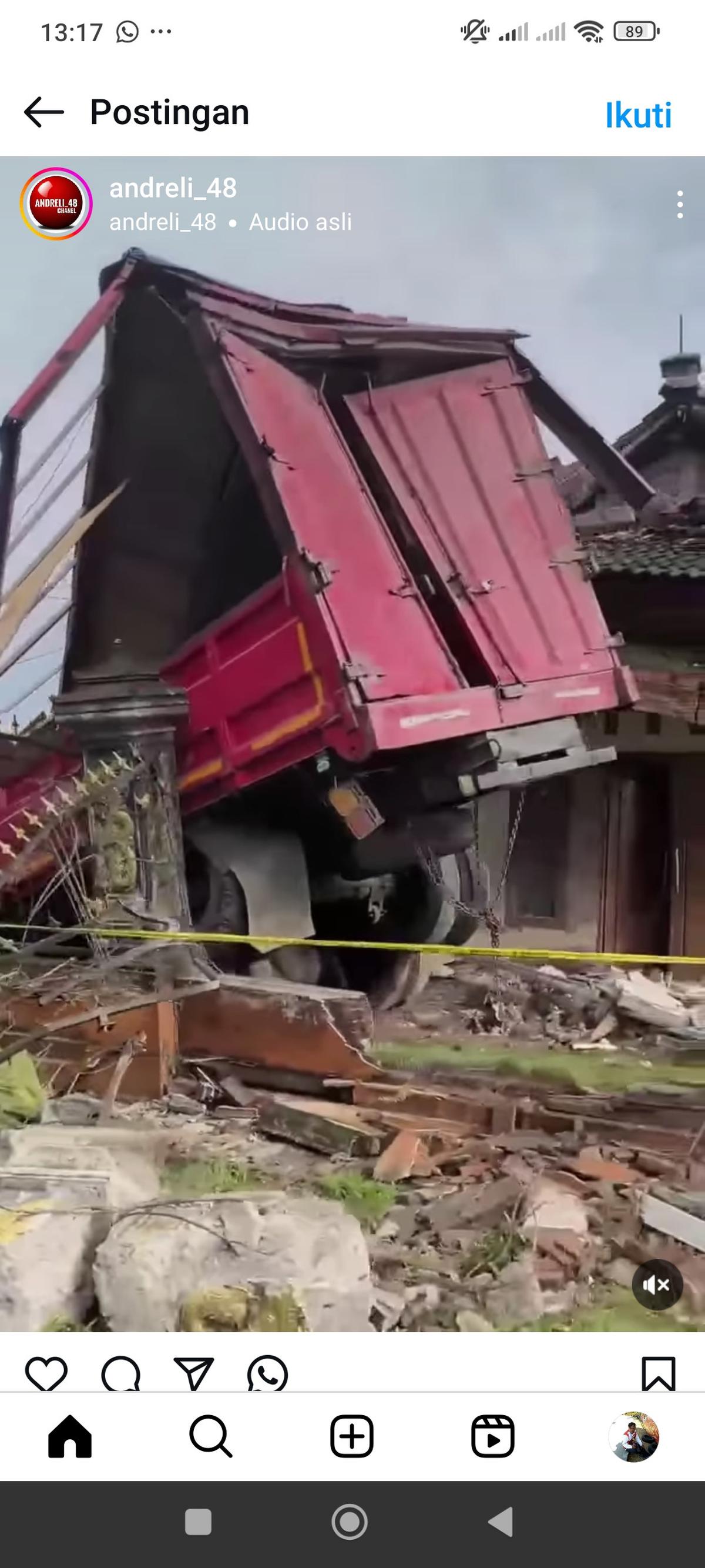 Tabrak Rumah Warga di Magelang, Pengemudi Truk Muatan Susu Meninggal Dunia
