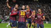 [VIDEO] Gol Messi dan Alves Permalukan City di Kandang