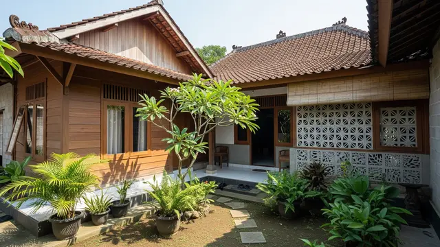 9 Rumah Desa Kombinasi Kayu dan Roster agar Lebih Adem, Ciptakan Hunian Estetik