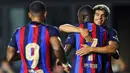 Pesta gol Barcelona ditutup oleh Ousmane Dembele dengan mencetak gol ke-6 di menit ke-70 lewat aksi individunya. (AFP/Getty Images/ Michael Reaves)