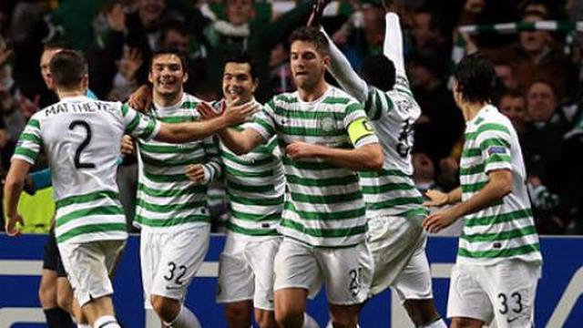 Skuad Celtic dijagokan mampu atasi Juve di Celtic Park. (c) AFP