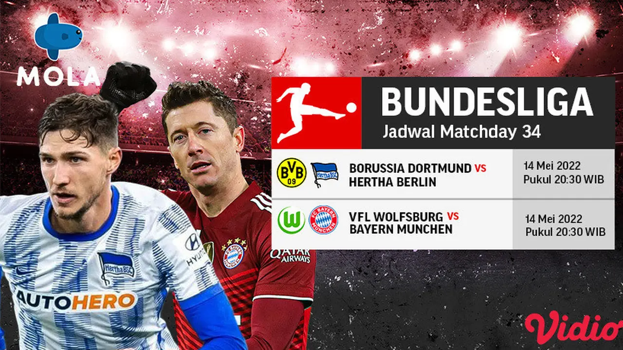 Tayang 14 Mei 2022 di Vidio, Ini Link Live Streaming Bundesliga 2022 : Bayern Munchen Vs Wolfsburg