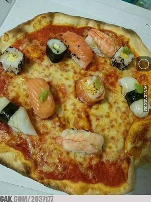 6 Menu Kombinasi Makan Sushi Ini Kelewat Unik, Bikin Heran