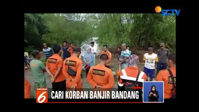 Tim Basarnas masih mencari satu korban hilang diduga terseret arus banjir bandang yang terjadi di Kecamatan Bongomeme, Kabupaten Gorontalo.