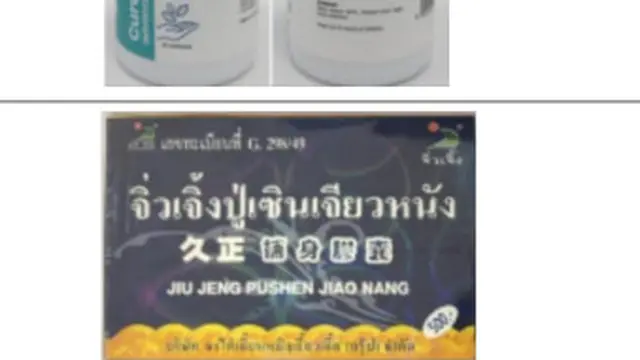 Daftar Produk Obat Herbal Mengandung BKO yang Dilaporkan Singapura dan Thailand