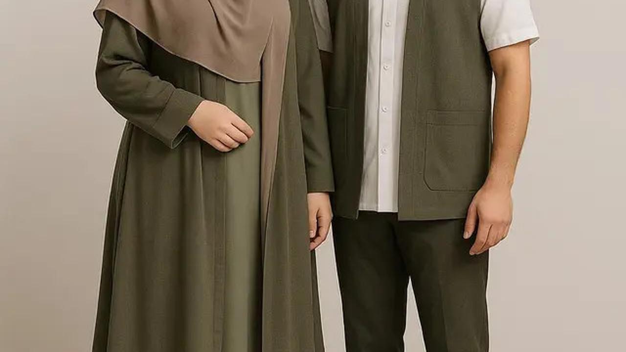 6 Inspirasi Baju Couple Muslim Syari, Tetap Stylish Tanpa Melanggar Syariat