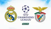 Link Live Streaming Liga Champions: Real Madrid Vs Benfica