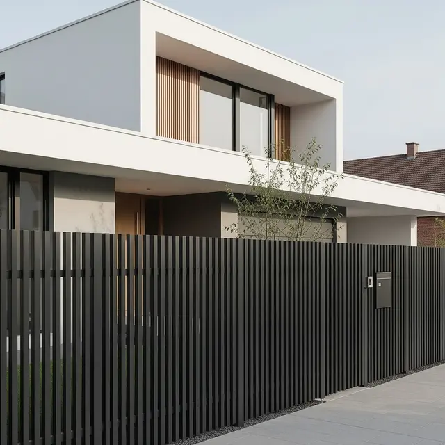 Desain Pagar Rumah yang Ramah Anak tetapi Tetap Sulit Dipanjat Orang Asing (AI)