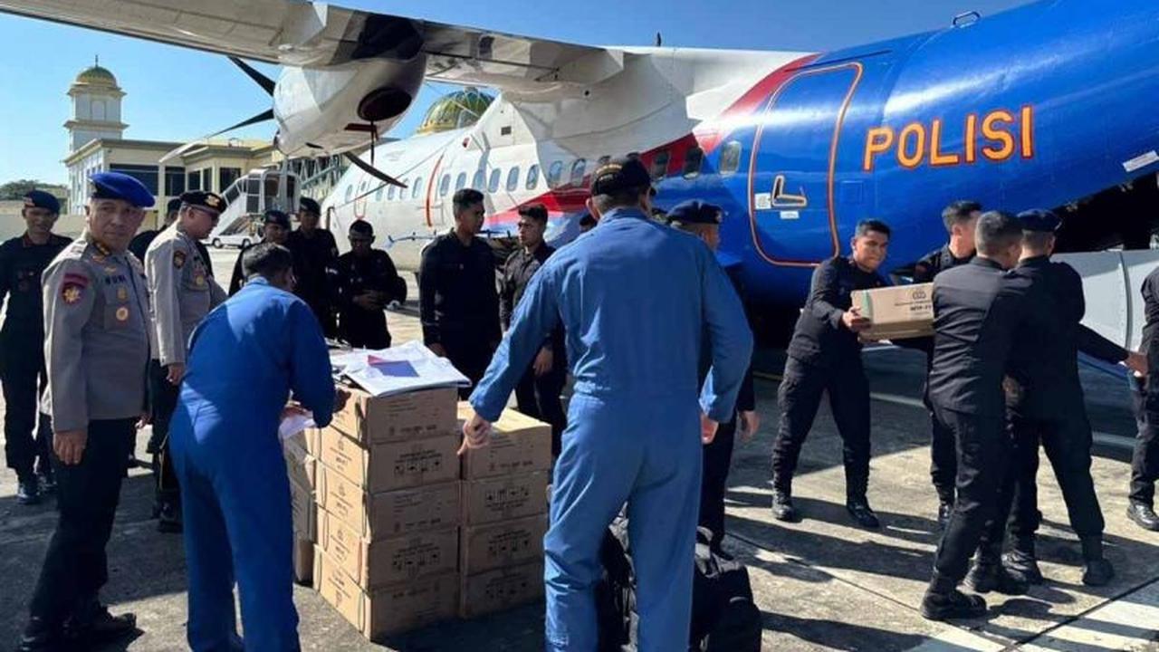 Polda Aceh Salurkan 2,5 Ton Bantuan Logistik Banjir Aceh dari Mabes Polri, Perkuat Penanganan Bencana