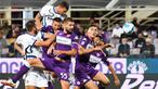 Inter Milan berhasil membawa kemenangan dari markas Fiorentina dalam duel laga pekan kelima Liga Italia 2021/2022. (AFP/Andreas Solaro)