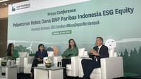 PT BNP Paribas Asset Management atau BNP Paribas AM resmi meluncurkan Reksa Dana BNP Paribas Indonesia ESG Equity (BNP Paribas Indonesia ESG Equity / Reksa Dana). (Foto: Liputan6.com/Elga N)