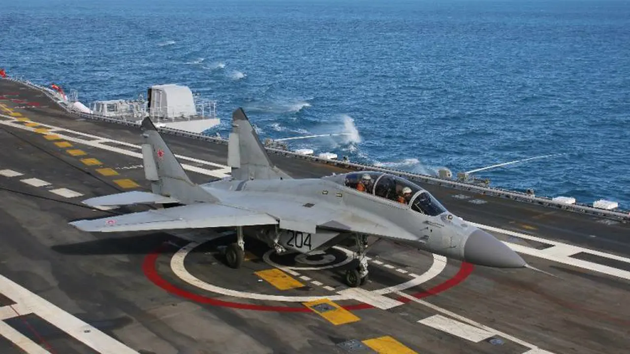 Jet tempur MiG-29K milik Rusia